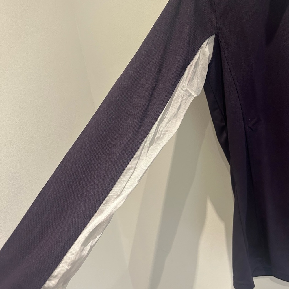 Horze Women's Purple Long Sleeve Top Zip-up - Picture 6 of 8